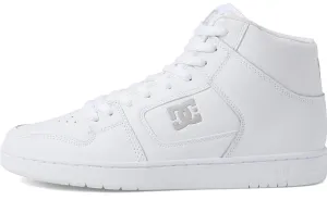 DC Manteca 4 Hi White Grey Mens Leather Skate Trainers
