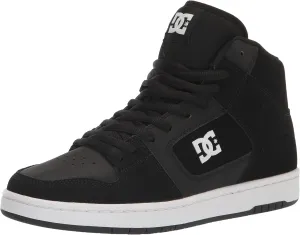 DC Men's Manteca 4 Hi High Top Casual Skate Shoe Sneaker, Black/White, 9.5
