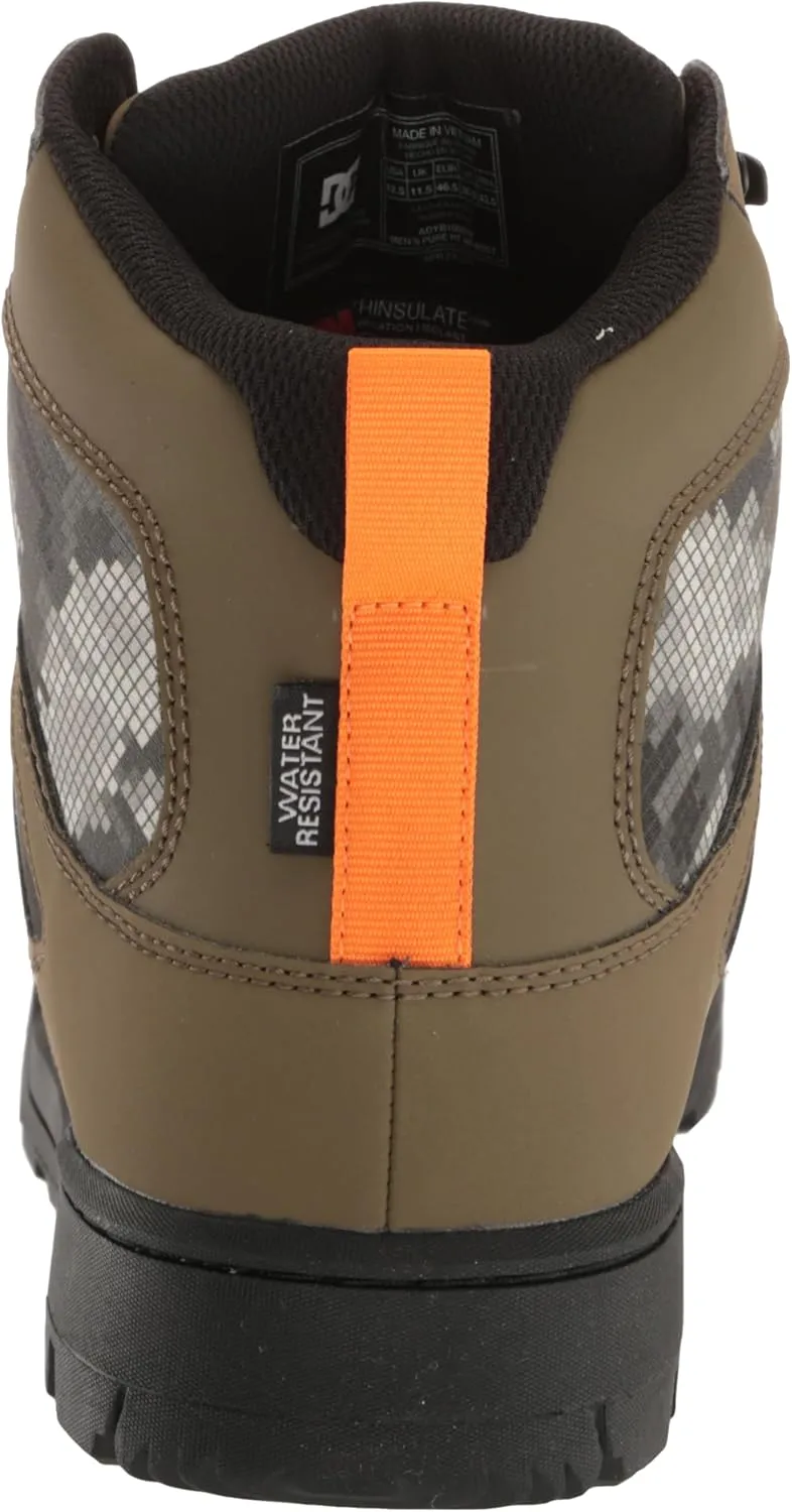 DC Men's Pure Hightop Winter Cold Weather Casual Snow Boot