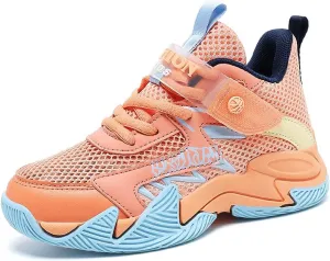 DHOVOR Boys Basketball Shoes Kids Fashion Sneakers Girls Athletic Walking Tennis Shoes for Little Kid/Big Kid