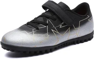 DHOVOR Kids Turf Soccer Shoes Boys Girls Soccer Cleats Youth Football Trainers Athletic Indoor Soccer Shoes for Boys (Little Kid/Big Kid)