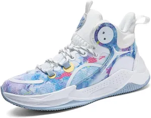 DHOVOR Men's Women's Basketball Shoes, Unisex Youth Fashion Basketball Sneakers, Non Slip Basketball Trainers, Sports Shoes for Women's Outdoor and Indoor