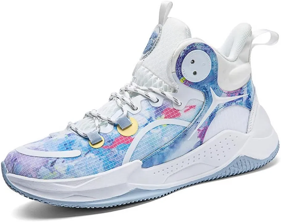 DHOVOR Men's Women's Basketball Shoes, Unisex Youth Fashion Basketball Sneakers, Non Slip Basketball Trainers, Sports Shoes for Women's Outdoor and Indoor