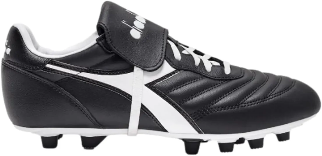 Diadora Brasil OG LT T MDPU Men's Firm Ground Soccer Shoes - Ultra-Soft Full Grain Leather, Water Resistant, Firm Ground Sole, Removable Insole