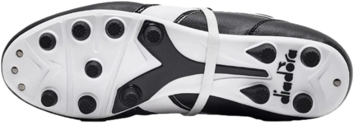 Diadora Brasil OG LT T MDPU Men's Firm Ground Soccer Shoes - Ultra-Soft Full Grain Leather, Water Resistant, Firm Ground Sole, Removable Insole