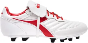 Diadora Brasil OG LT T MDPU Men's Firm Ground Soccer Shoes - Ultra-Soft Full Grain Leather, Water Resistant, Firm Ground Sole, Removable Insole