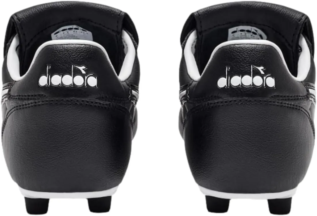 Diadora Brasil OG LT T MDPU Men's Firm Ground Soccer Shoes - Ultra-Soft Full Grain Leather, Water Resistant, Firm Ground Sole, Removable Insole