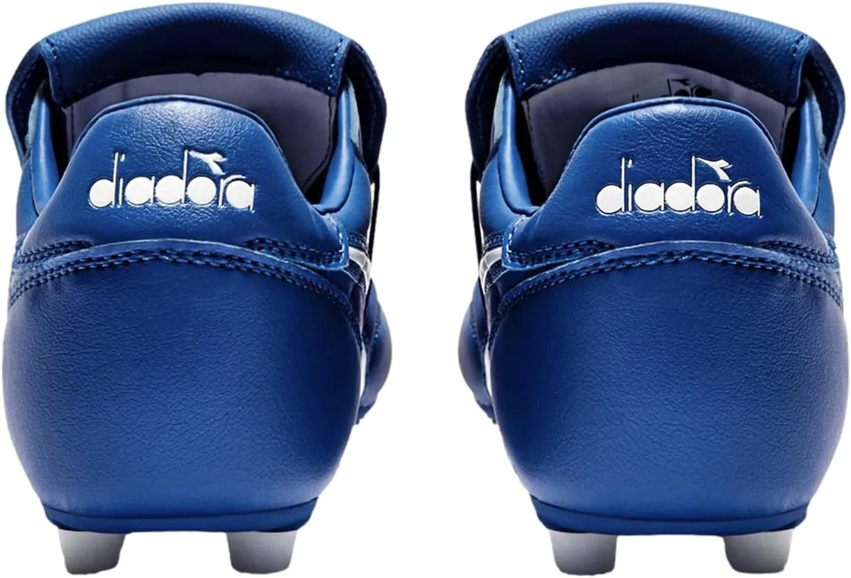 Diadora Brasil OG LT T MDPU Men's Firm Ground Soccer Shoes - Ultra-Soft Full Grain Leather, Water Resistant, Firm Ground Sole, Removable Insole