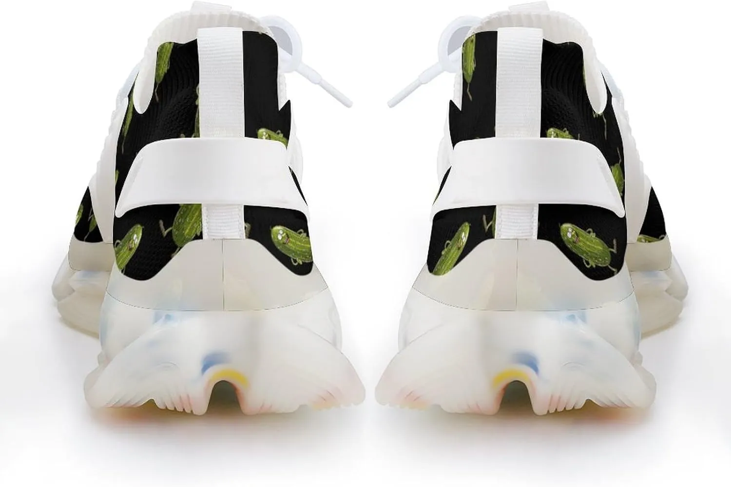 Dill with It Funny Pickle Men's Running Shoes Lightweight Walking Shoe Breathable Sneaker