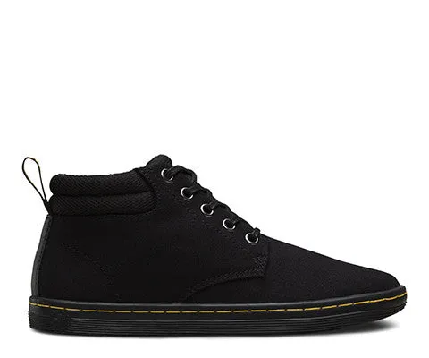 Dr Martens Belmont Boot - Black Canvas   Game On