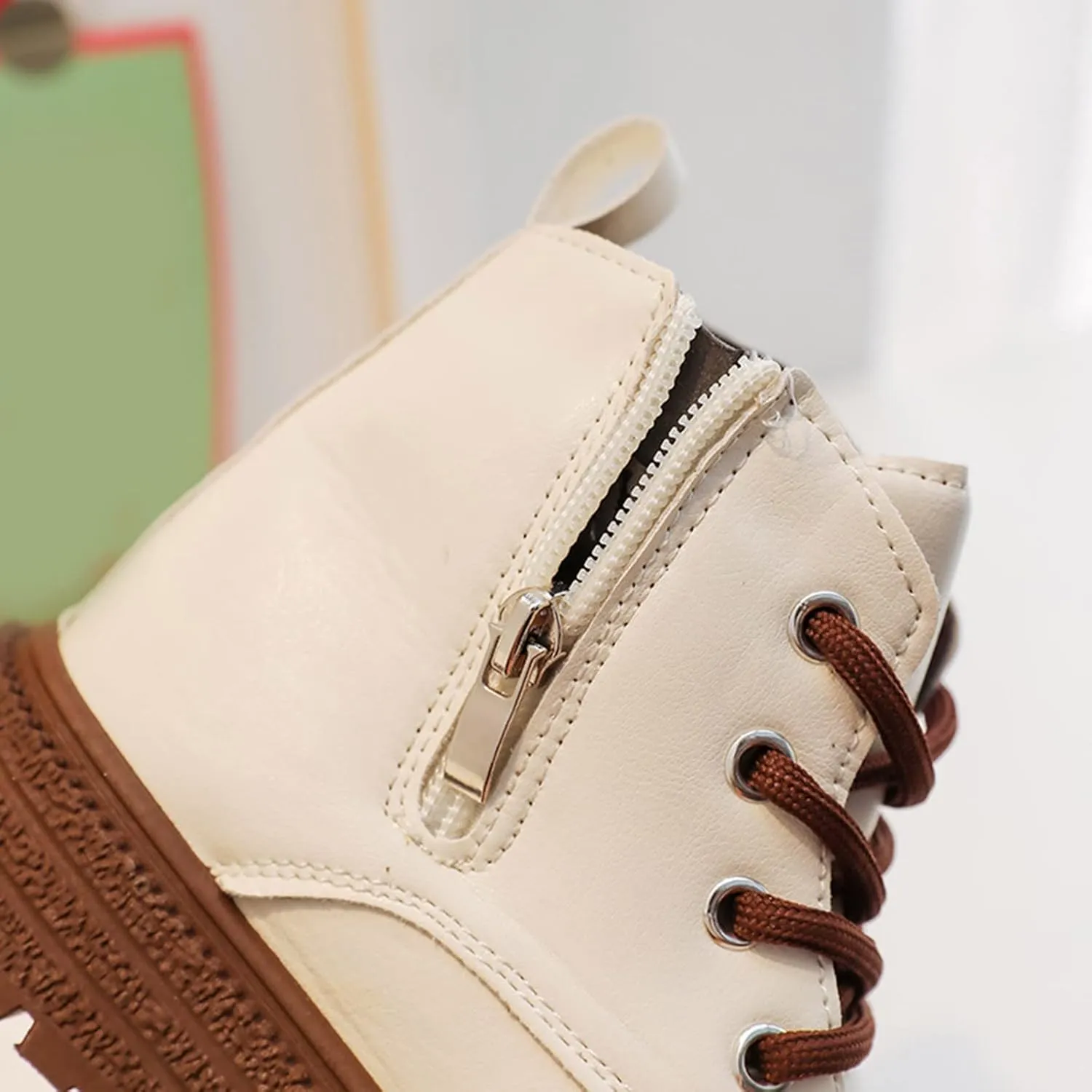 Dress Shoes Buckle Fashion Autumn And Winter Girls Boots Thick Bottom Flat Bottom Toddler Shoes Girl Boots