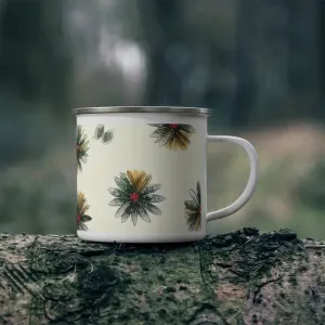 Epic Enamel Camping Mug with Nature Pattern