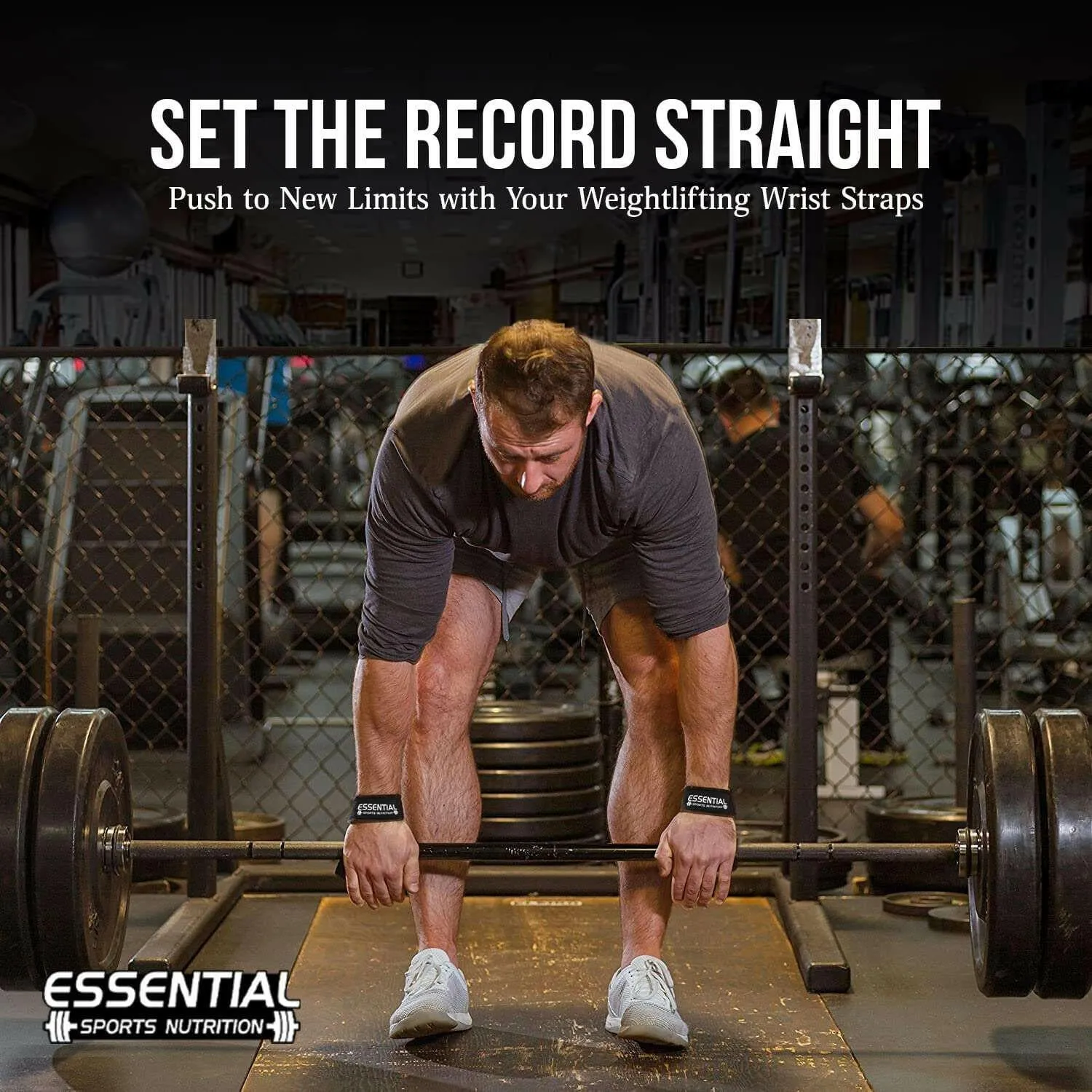 ESSENTIAL Weight Lifting Wrist Straps