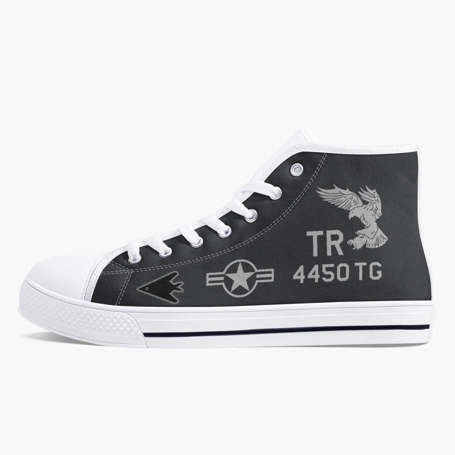 F-117 "Nighthawk" High Top Canvas Shoes