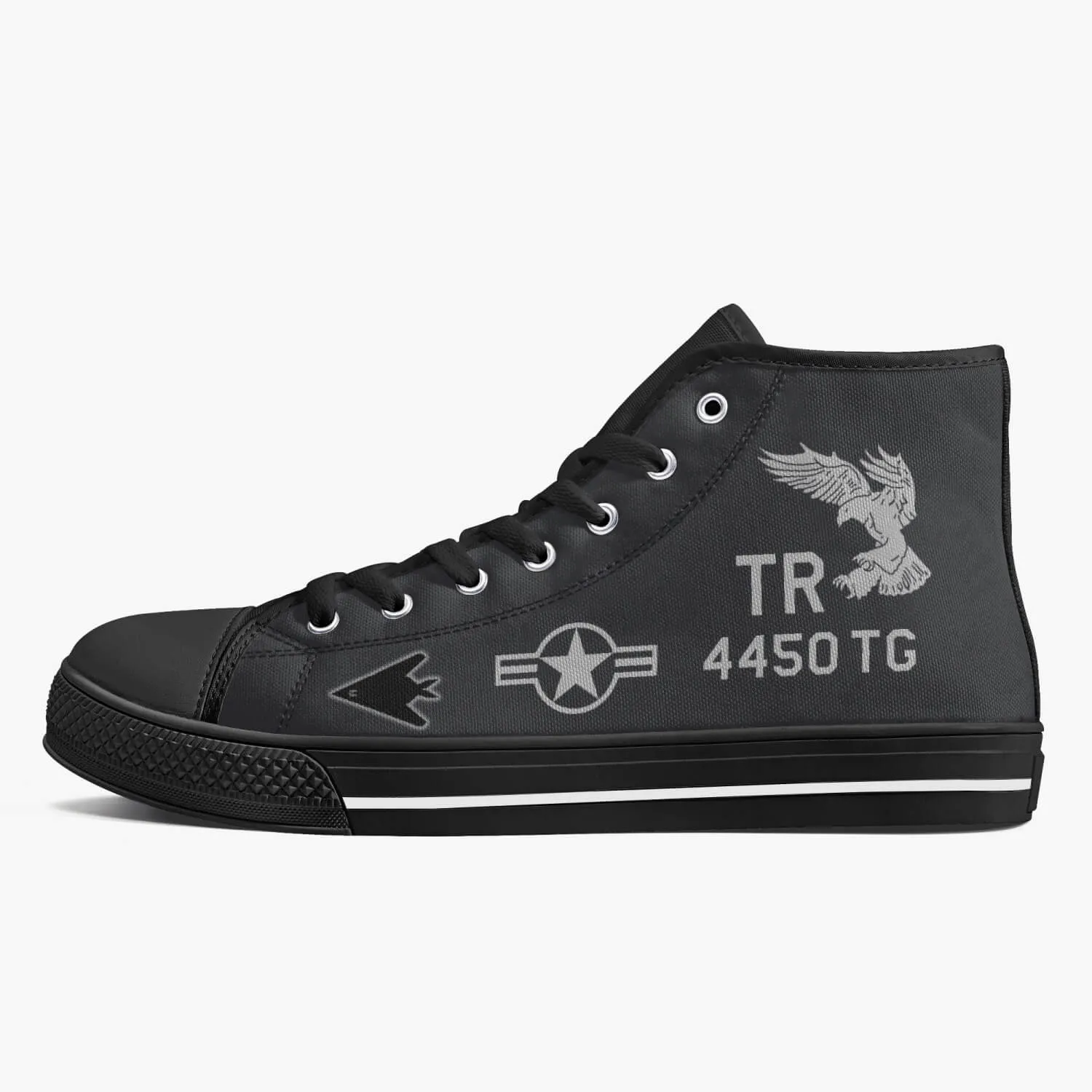 F-117 "Nighthawk" High Top Canvas Shoes