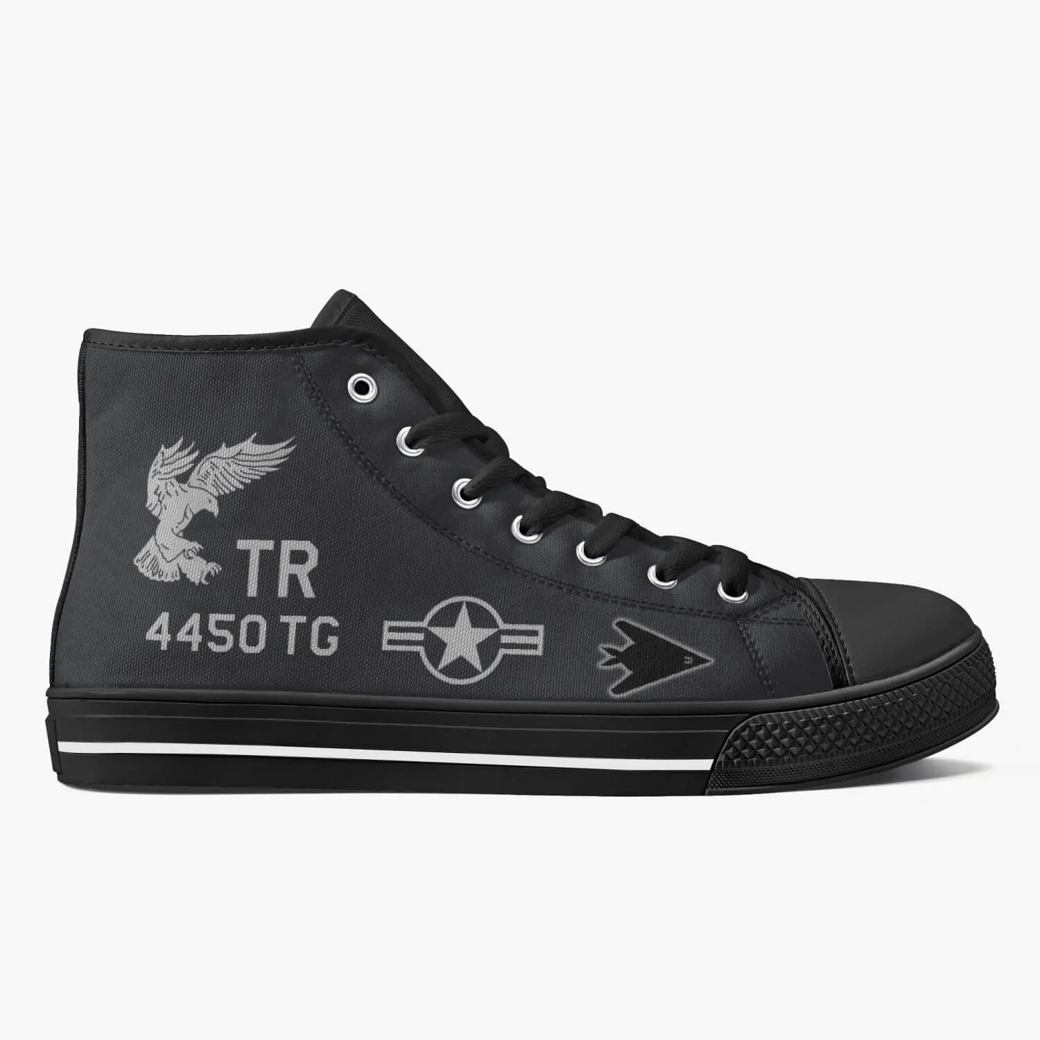 F-117 "Nighthawk" High Top Canvas Shoes