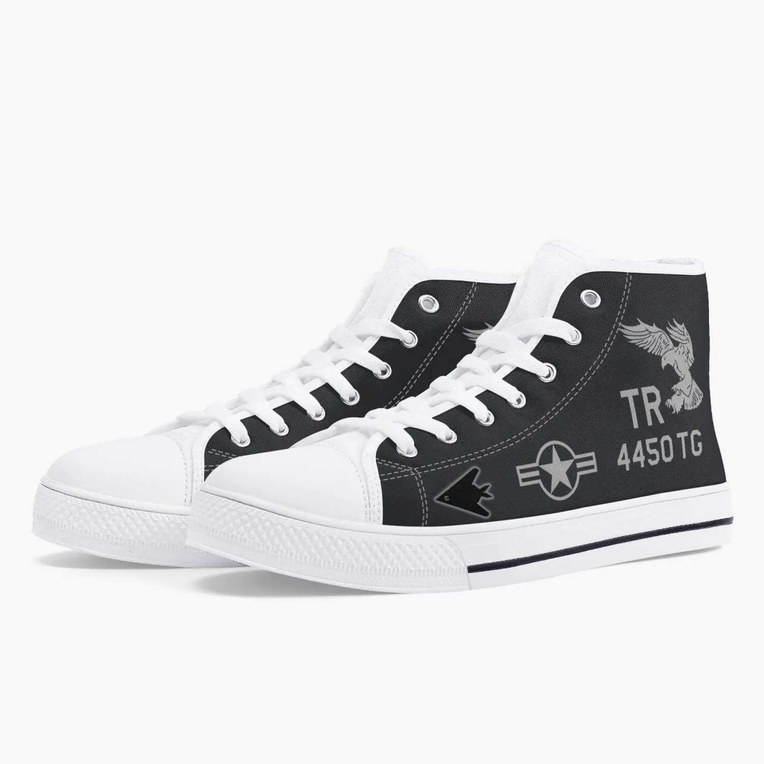 F-117 "Nighthawk" High Top Canvas Shoes