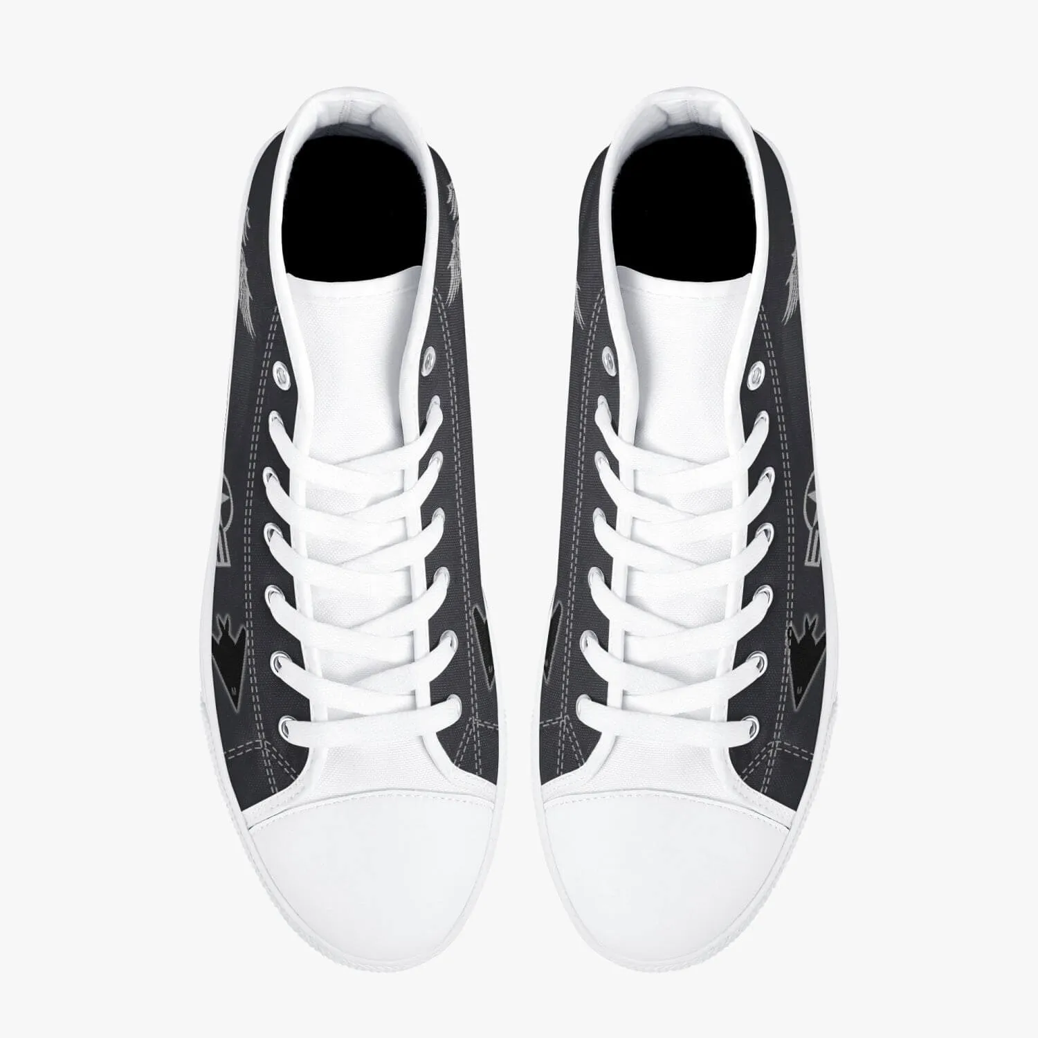 F-117 "Nighthawk" High Top Canvas Shoes