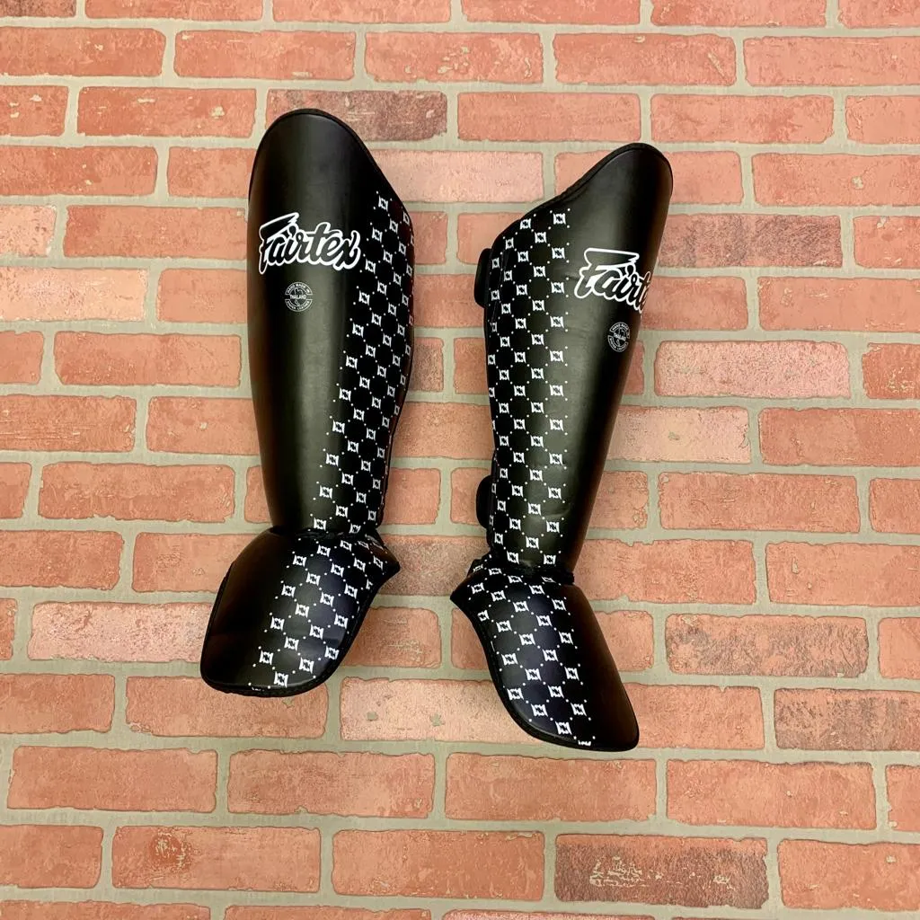 FAIRTEX SHINGUARDS SP5 COMPETITION BLACK/WHITE