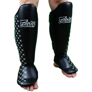 FAIRTEX SHINGUARDS SP5 COMPETITION BLACK/WHITE