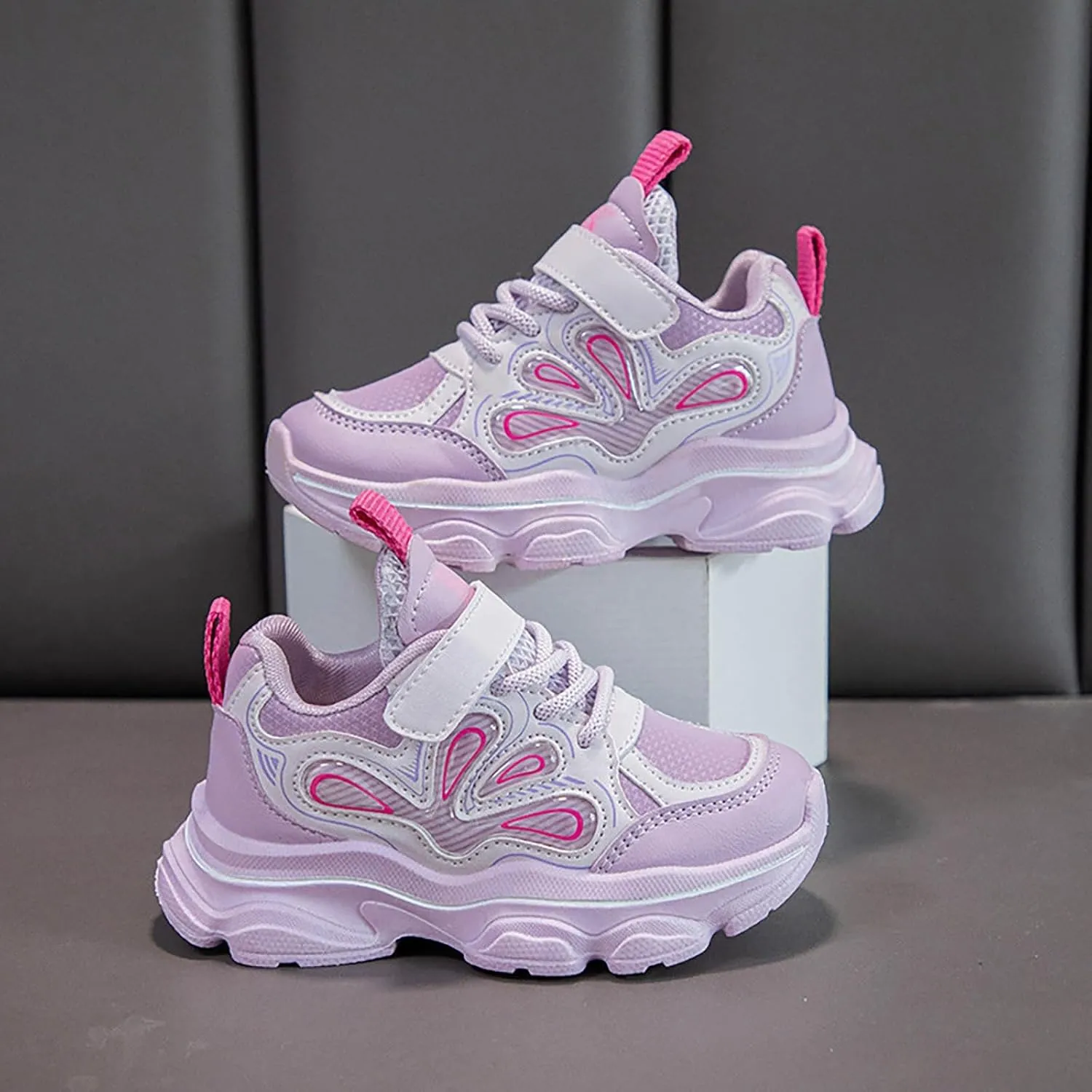 Fashion All Seasons Children Sports Shoes Girls Boys Flat Sole Thick Sole Non Slip Comfortable Kids Shoes Big Girls