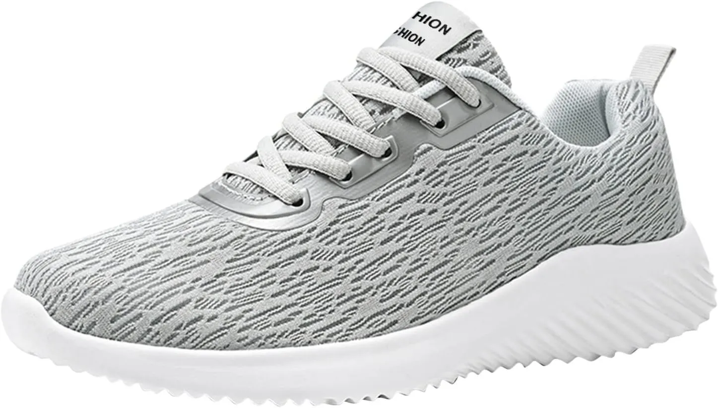 Fashion Men Mesh Casual Sport Shoes Lace Up Solid Color Running Breathable Soft Bottom Classic Sneaker Men's