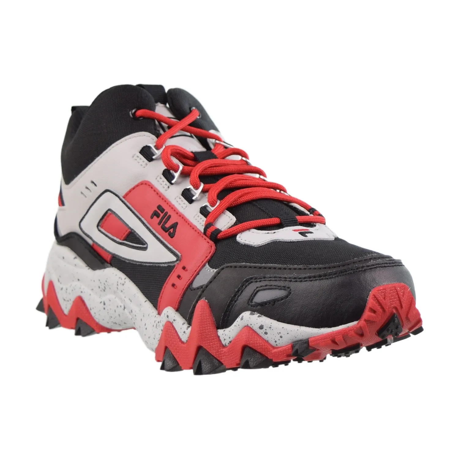 Fila Oakmont TR Mid Men's Shoes Black-Glacier Gray-Fila Red