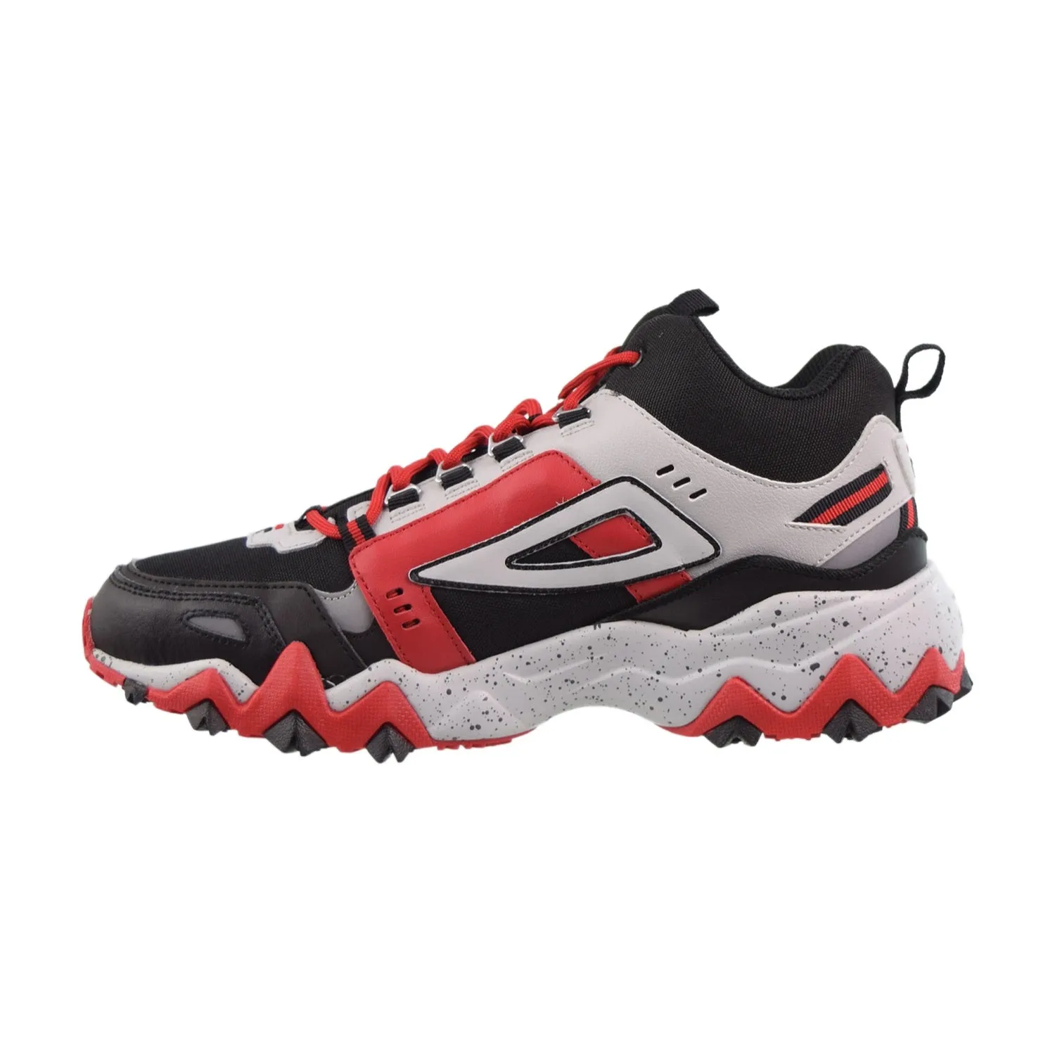 Fila Oakmont TR Mid Men's Shoes Black-Glacier Gray-Fila Red