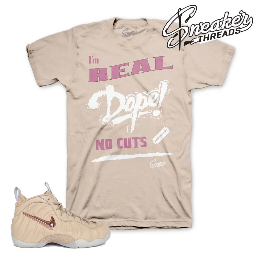 Foamposite Vachetta Tan No Cuts Shirt