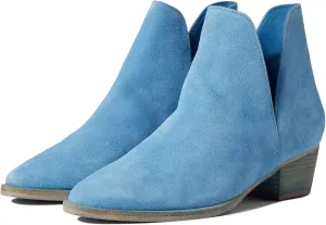 Free People Charm Double V Ankle Boot for Women - Low Profile Stacked Heel, Pull-On Style, and Ankle-Height Design