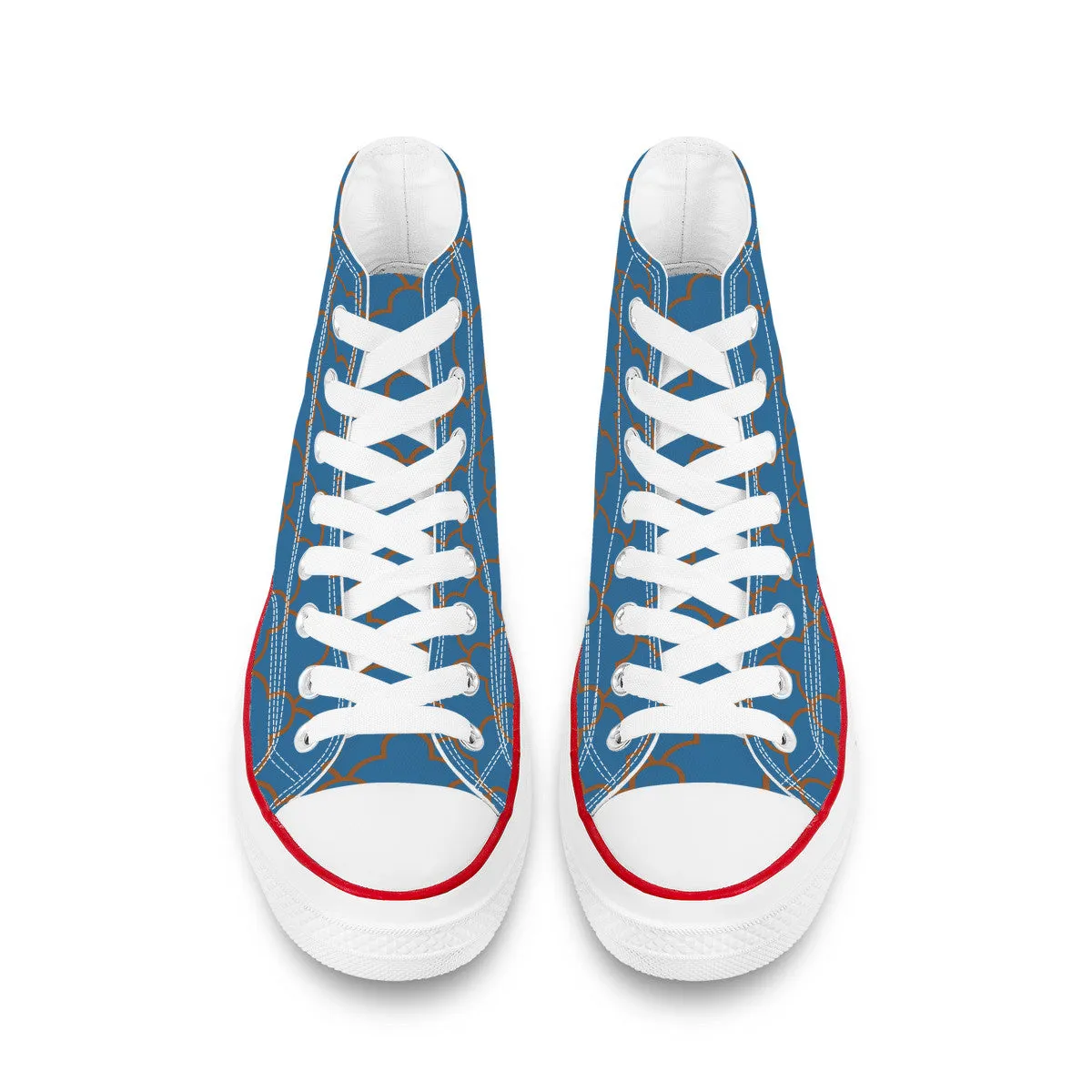 Fukutoshin Line High Top Canvas Shoes