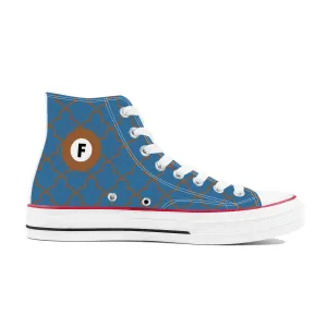 Fukutoshin Line High Top Canvas Shoes
