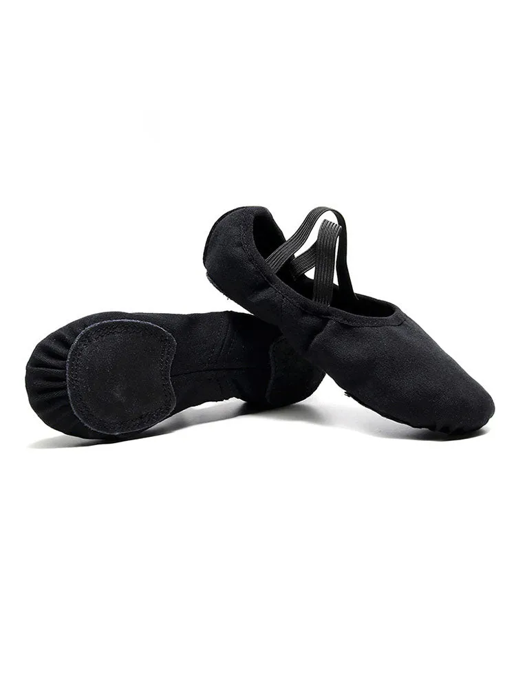 Full Elastic Cloth Dance Shoes Soft Sole Exercise Ballet Shoes