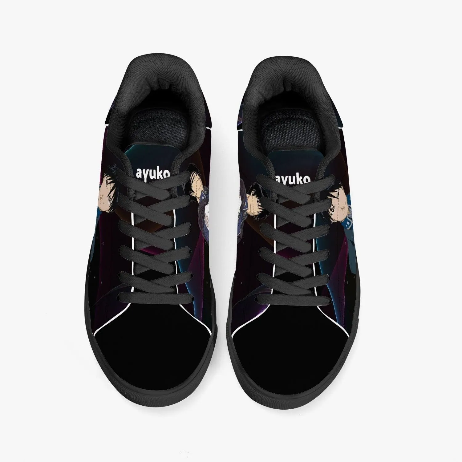 Fullmetal Alchemist Roy Mustang Skate Anime Shoes