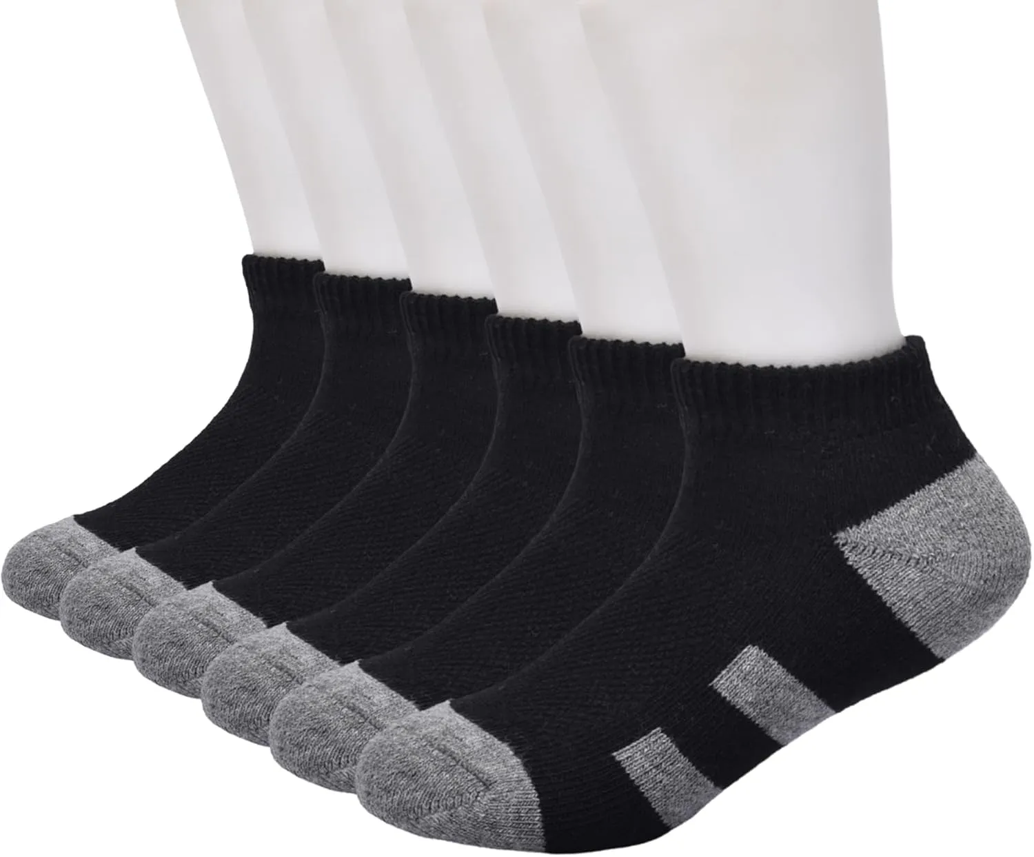 GAP Boys' Core Low Cut, 6-Pack Kids Socks, Soft & Stretchy, Comfortable