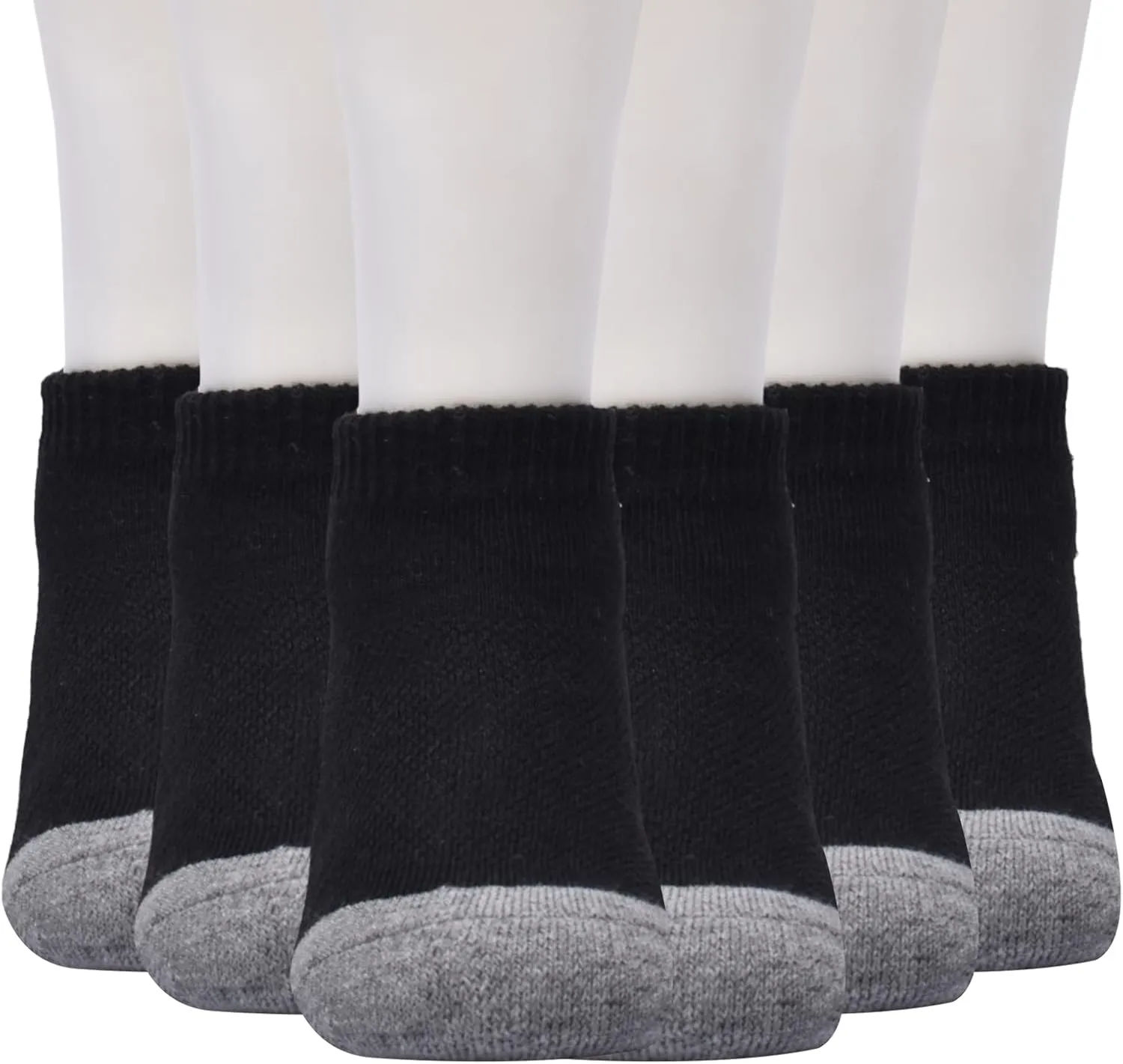 GAP Boys' Core Low Cut, 6-Pack Kids Socks, Soft & Stretchy, Comfortable