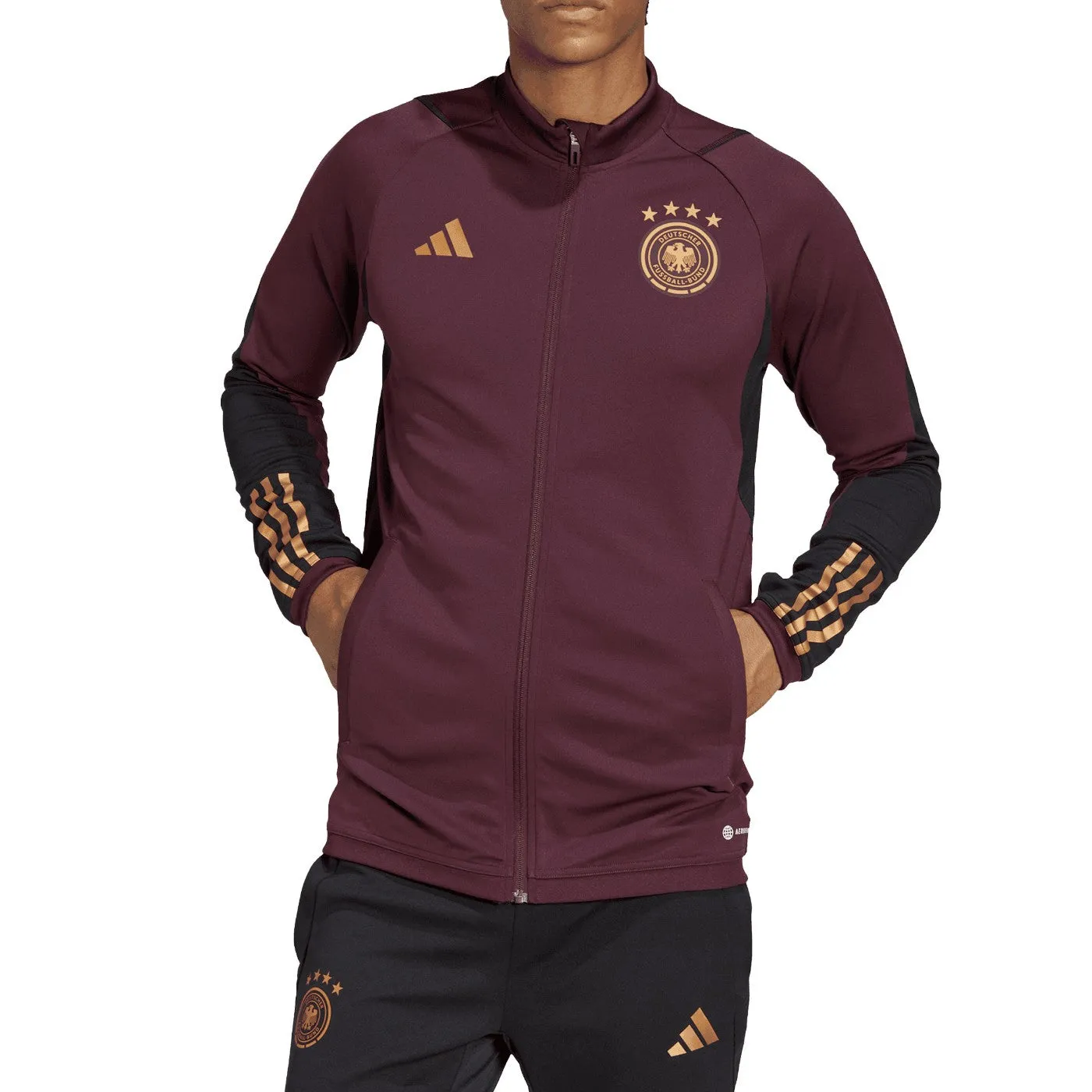 Germany training bench Soccer tracksuit 2022/23 - Adidas