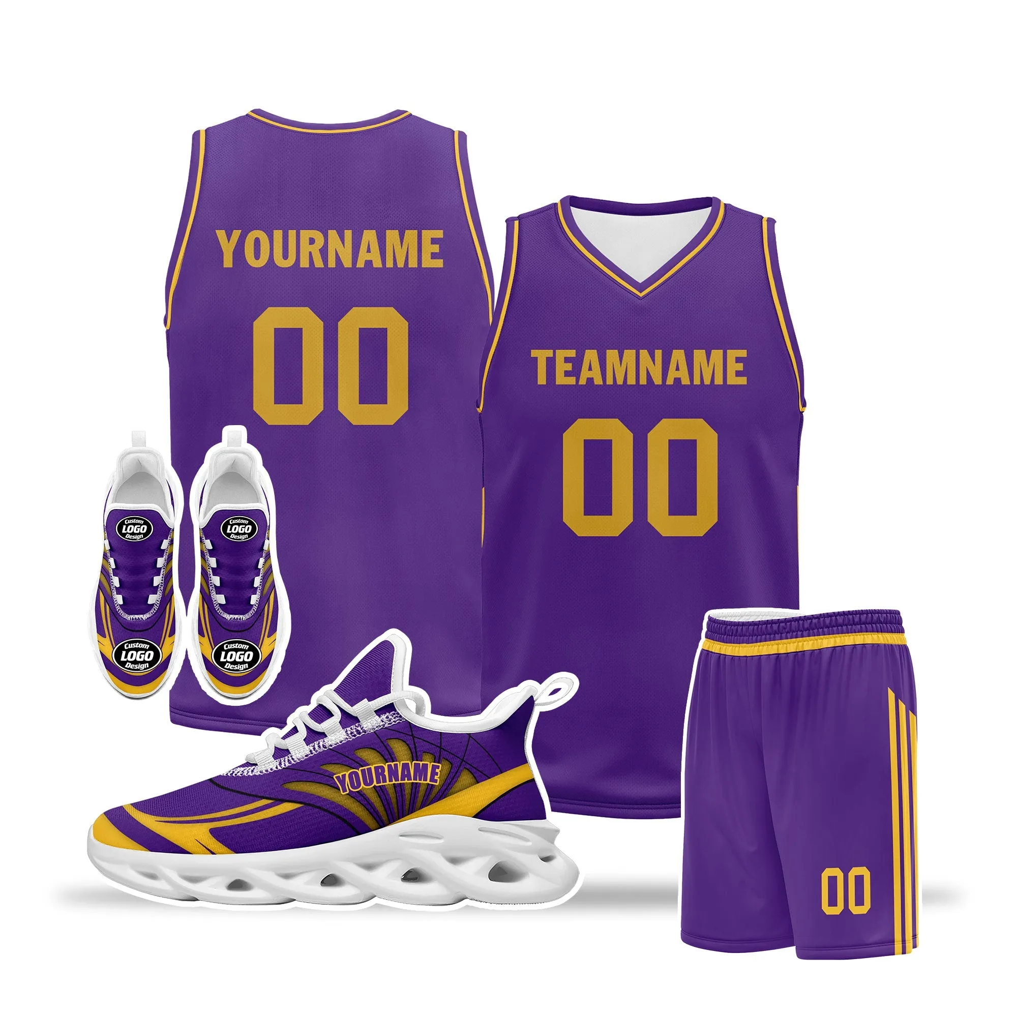 Gift Ideas,Custom Basketball Jersey and MaxSoul Shoes Combo Offer Personalized ZH-D0200105-14
