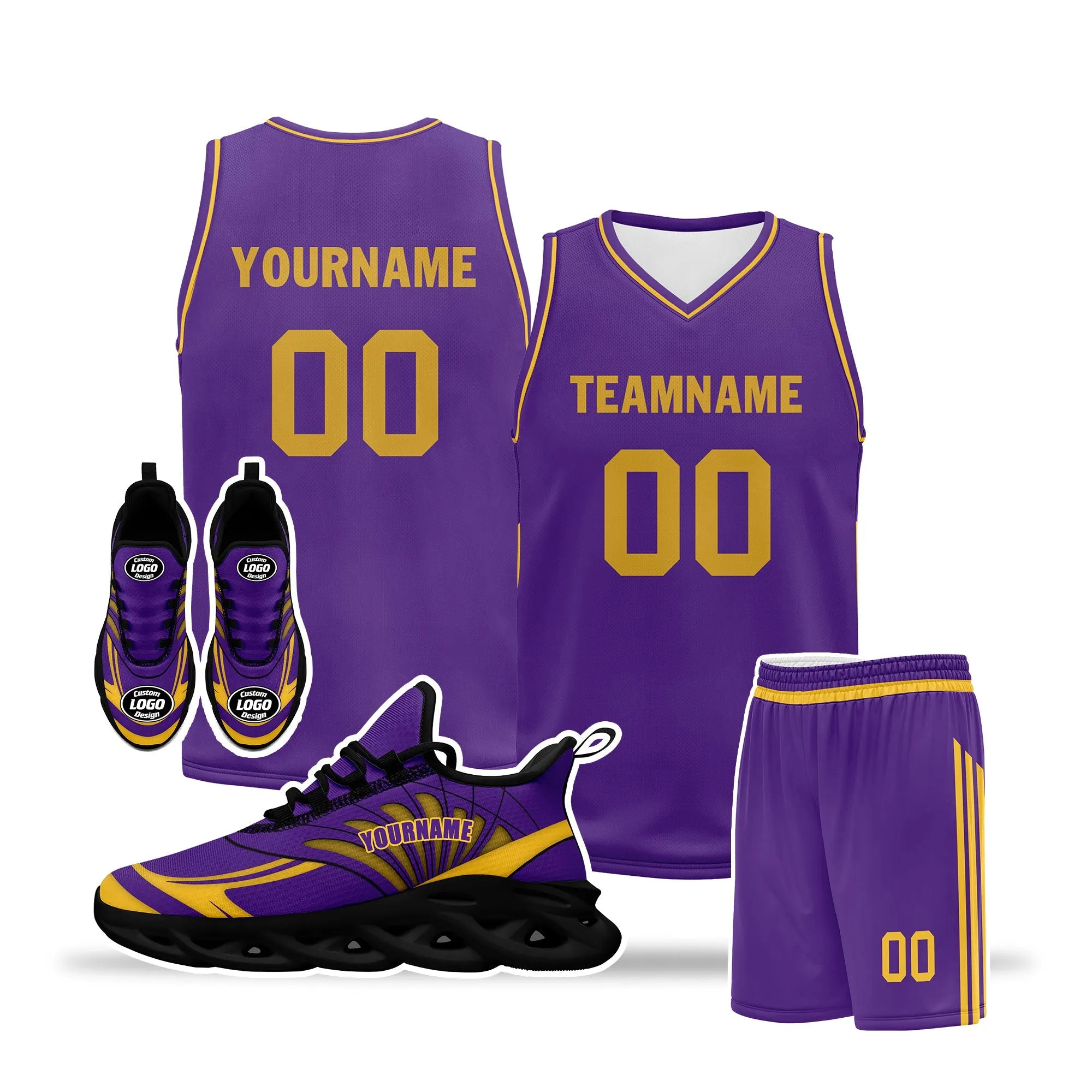 Gift Ideas,Custom Basketball Jersey and MaxSoul Shoes Combo Offer Personalized ZH-D0200105-14