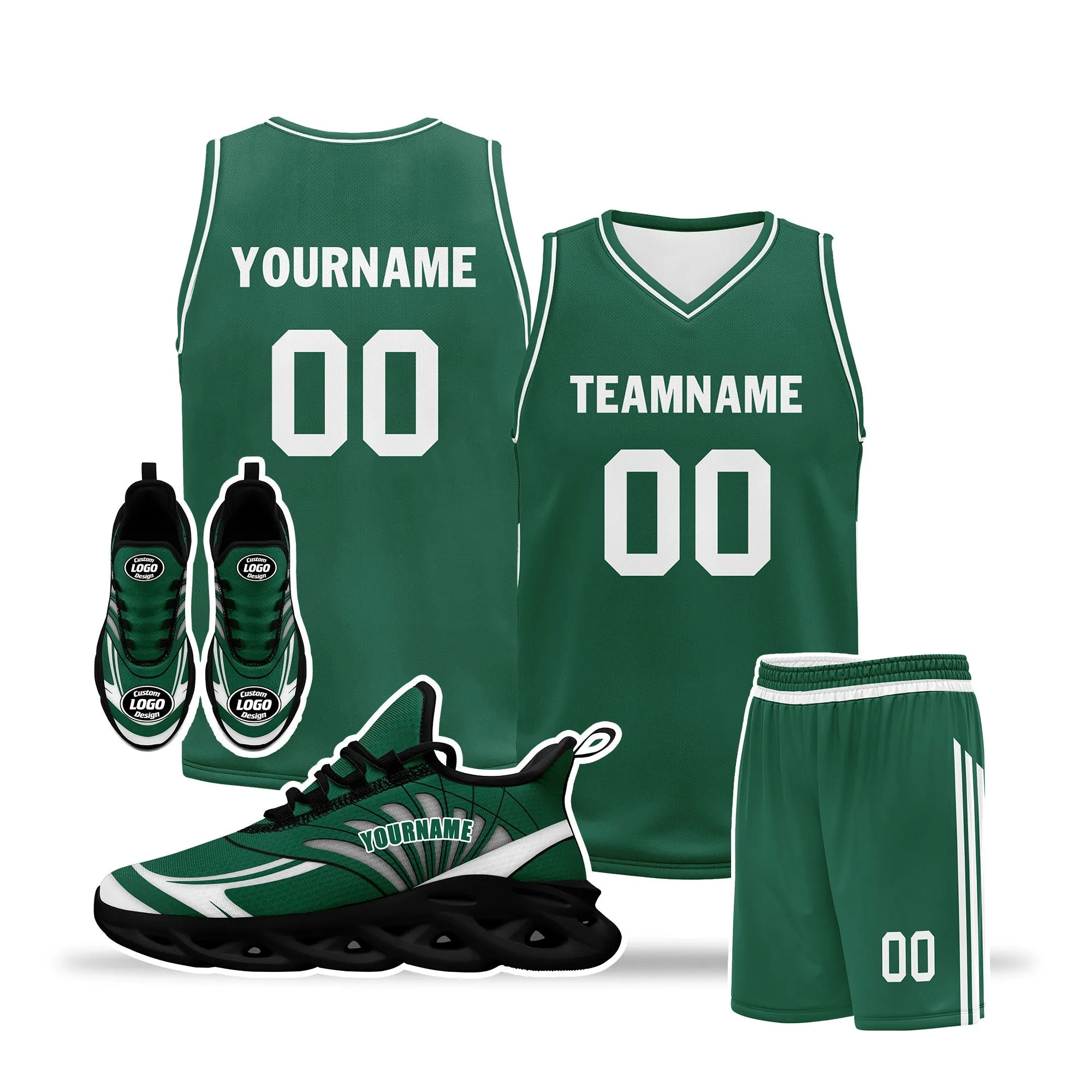 Gift Ideas,Custom Basketball Jersey and MaxSoul Shoes Combo Offer Personalized ZH-D0200105-22