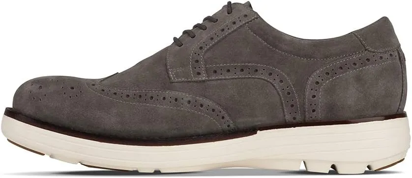 Gravity Defyer Men's G-Defy Espionage Dress Shoes - VersoCloud Shock Absorbing Performance Suede Oxford Casual Formal Shoes