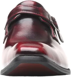 Handcrafted Men's Patent Leather Cap-Toe Business Shoes with Breathable Lining, Shock-Absorbing Heel for Office Work and Daily Commute