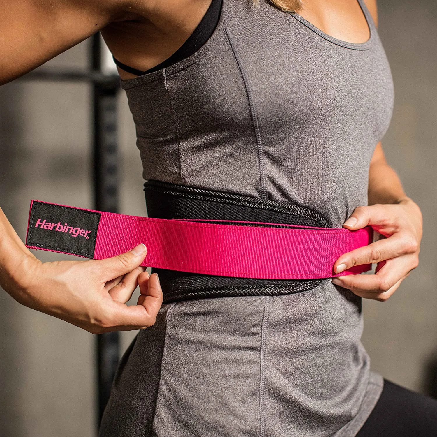 Harbinger Women's Nylon Weightlifting Belt with Flexible Ultralight Foam Core