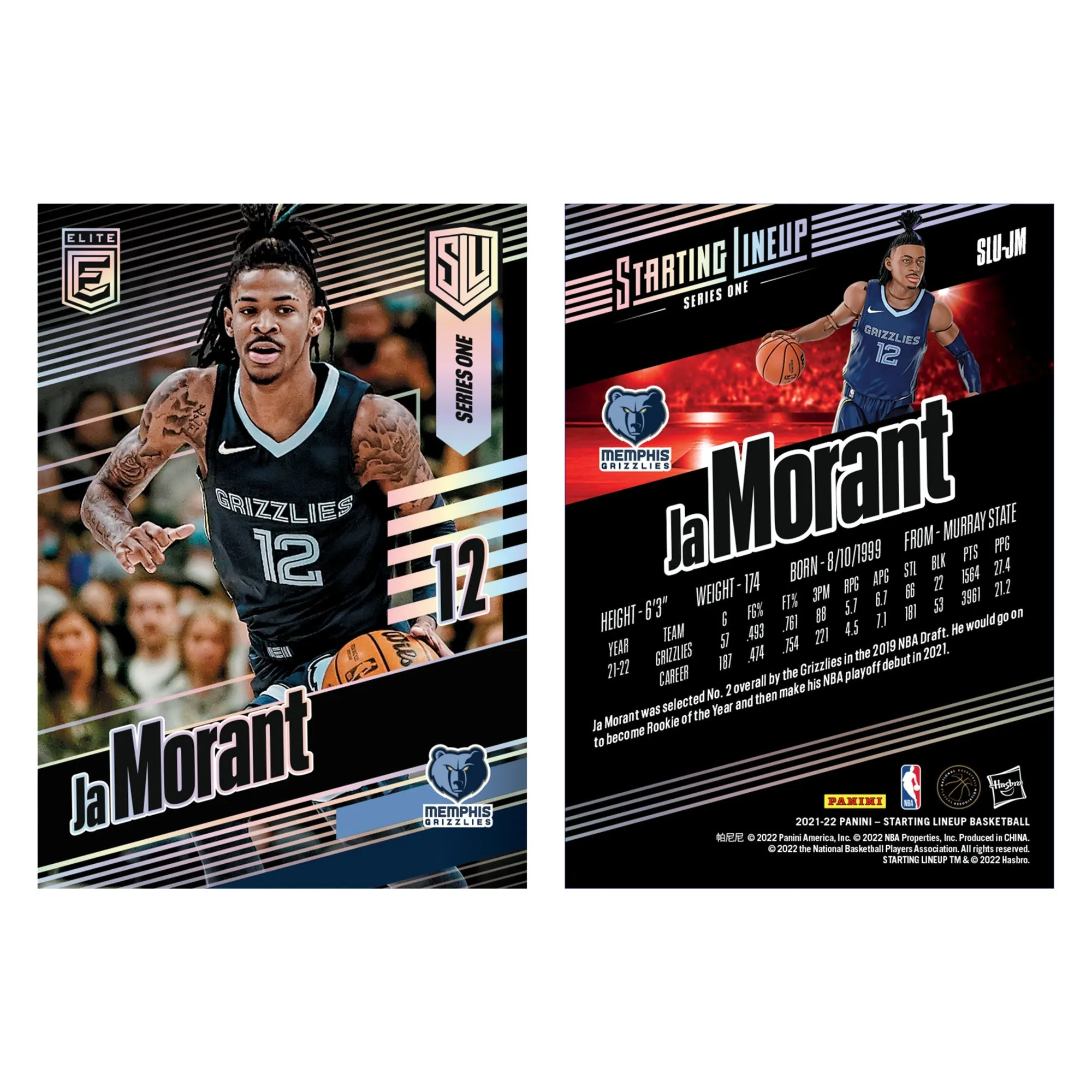 Hasbro Starting Lineup Series 1 Ja Morant