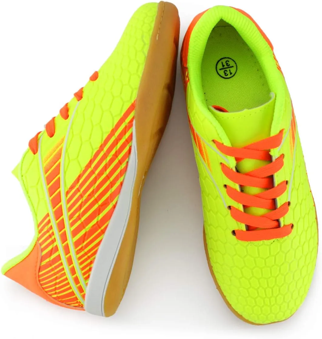 Hawkwell Kids Athletic Indoor Comfortable Soccer Shoes(Toddler/Little Kid/Big Kid)