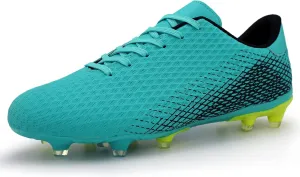 Hawkwell Men's Athletic Soccer Shoes Big Kids Youth Outdoor Training Firm Ground Soccer Cleats