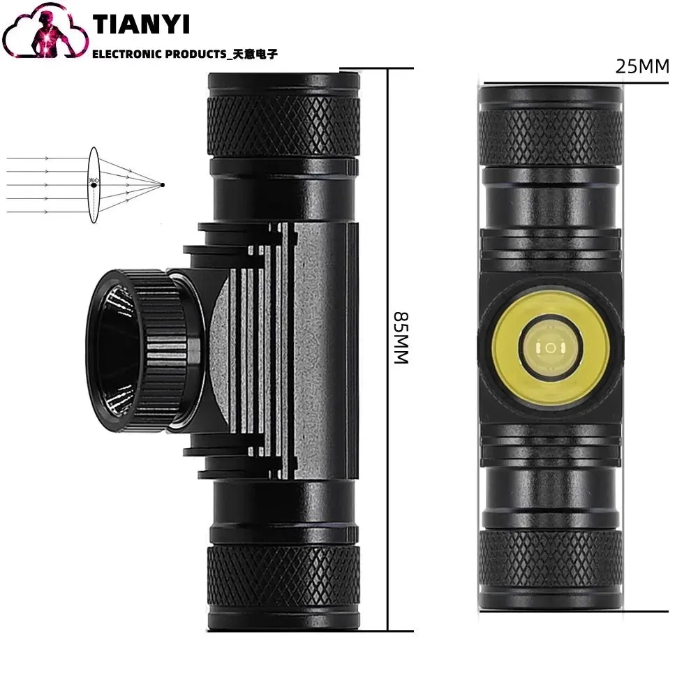 Headlights - Powerful rechargeable, focusing 1000 lumen headlights for ultra-bright lighting for hiking, mountaineering ，camping
