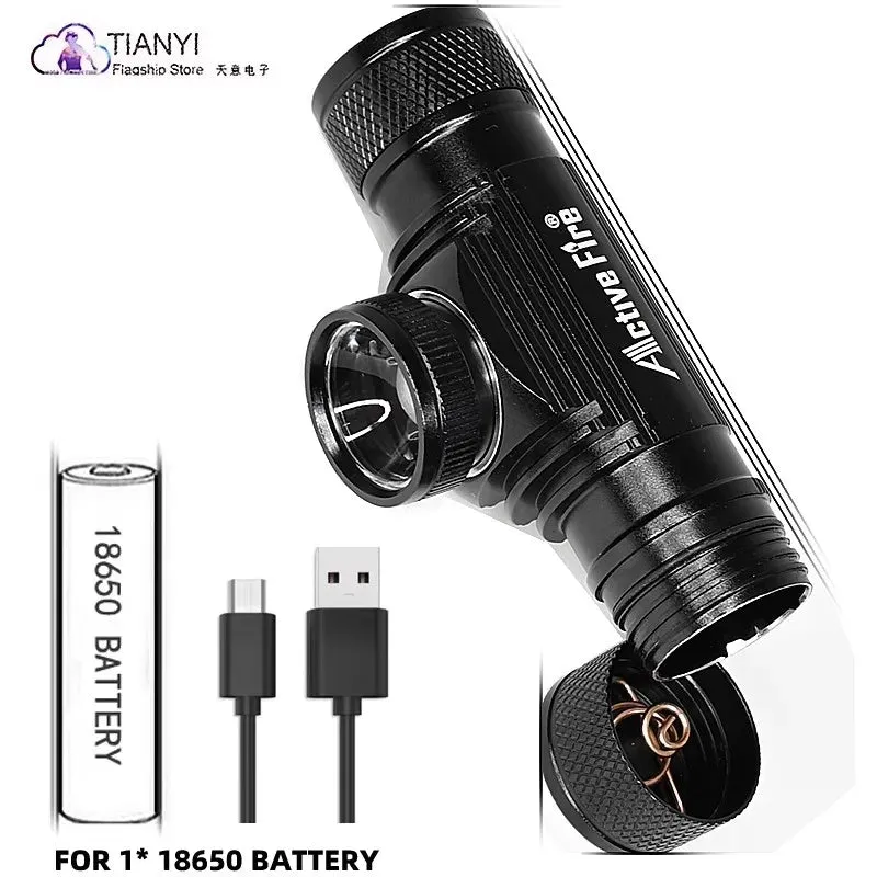 Headlights - Powerful rechargeable, focusing 1000 lumen headlights for ultra-bright lighting for hiking, mountaineering ，camping