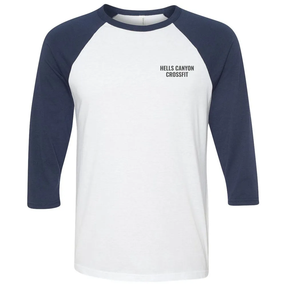 Hells Canyon CrossFit - 202 - Gray - Men's Baseball T-Shirt