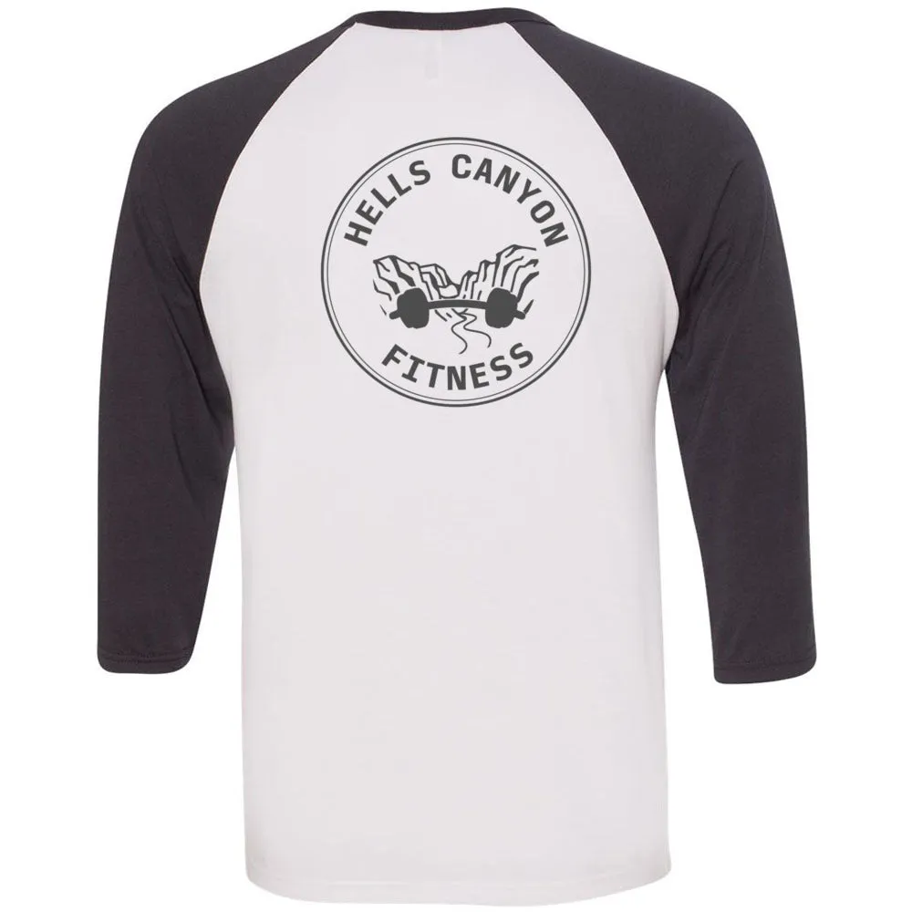 Hells Canyon CrossFit - 202 - Gray - Men's Baseball T-Shirt